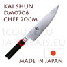 Couteau japonais KAI série SHUN DM0706 - couteau de cuisine Chef  lame acier DAMAS 