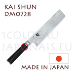 Couteau japonais KAI série SHUN - couteau NAKIRI - lame acier DAMAS 