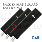 Pack 3 étuis magnétiques KAI CK-S-M-L pour la protection des lames de maximum S:48x170mm M:60x240mm L:60x320mm 