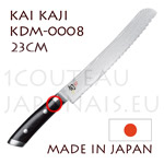Couteau japonais KAI série SHUN KAJI KDM-0008 - couteau à PAIN - lame en acier DAMAS 