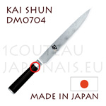 Couteau japonais KAI série SHUN - couteau à trancher avec lame acier DAMAS 