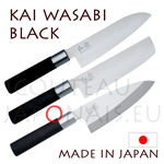 Couteaux japonais KAI sÃ©rie WASABI BLACK - couteaux des chefs 